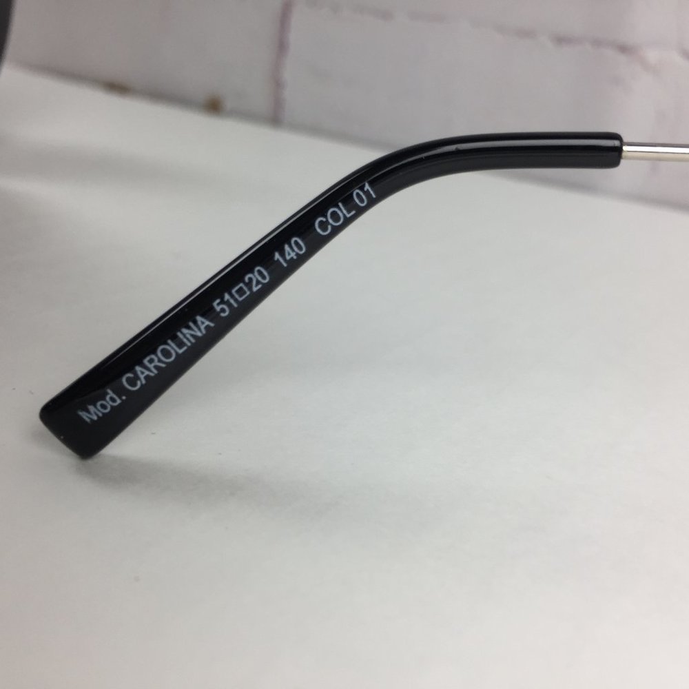 New: Diane Von Furstenberg Sunglasses/ Mirrored Black Rim - Picture 6 of 7